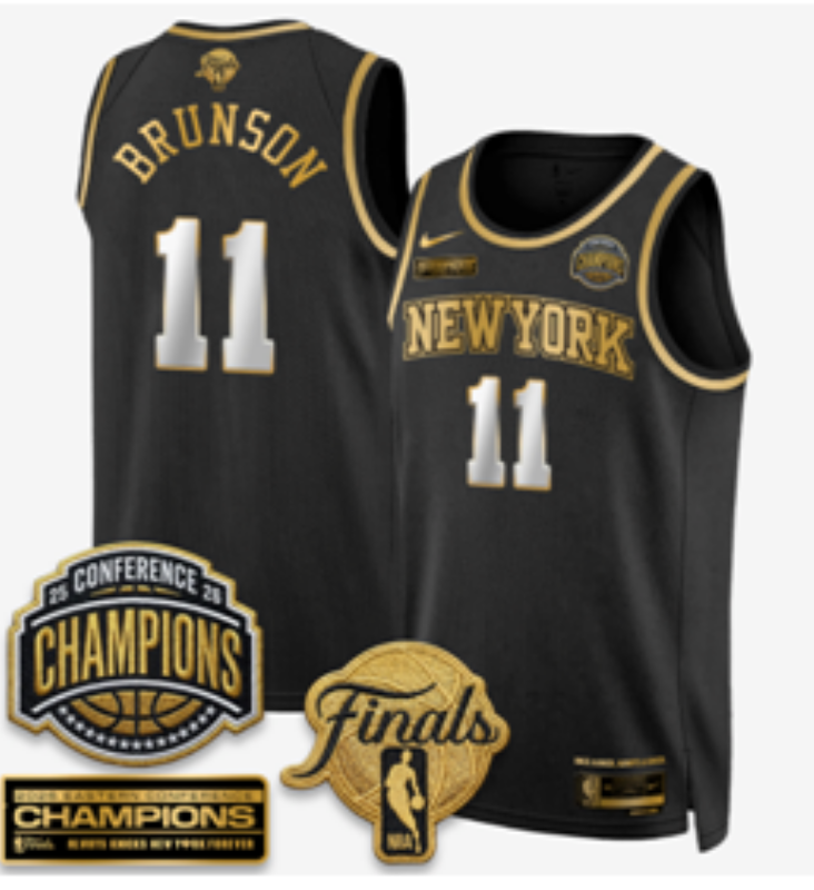 Men New York Knicks #11 Brunson black 2026 Nike NBA jersey 0715002